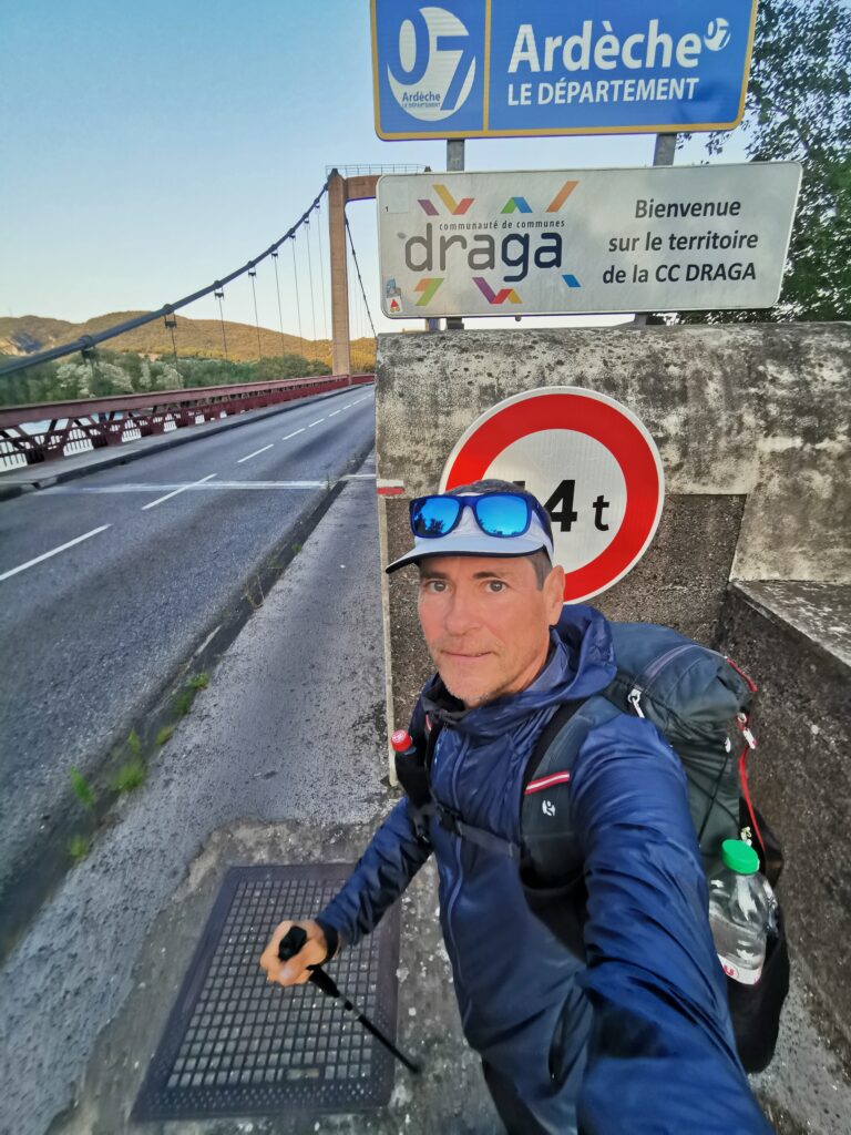 Über die Rhone, Department Ardeche, Hexatrek