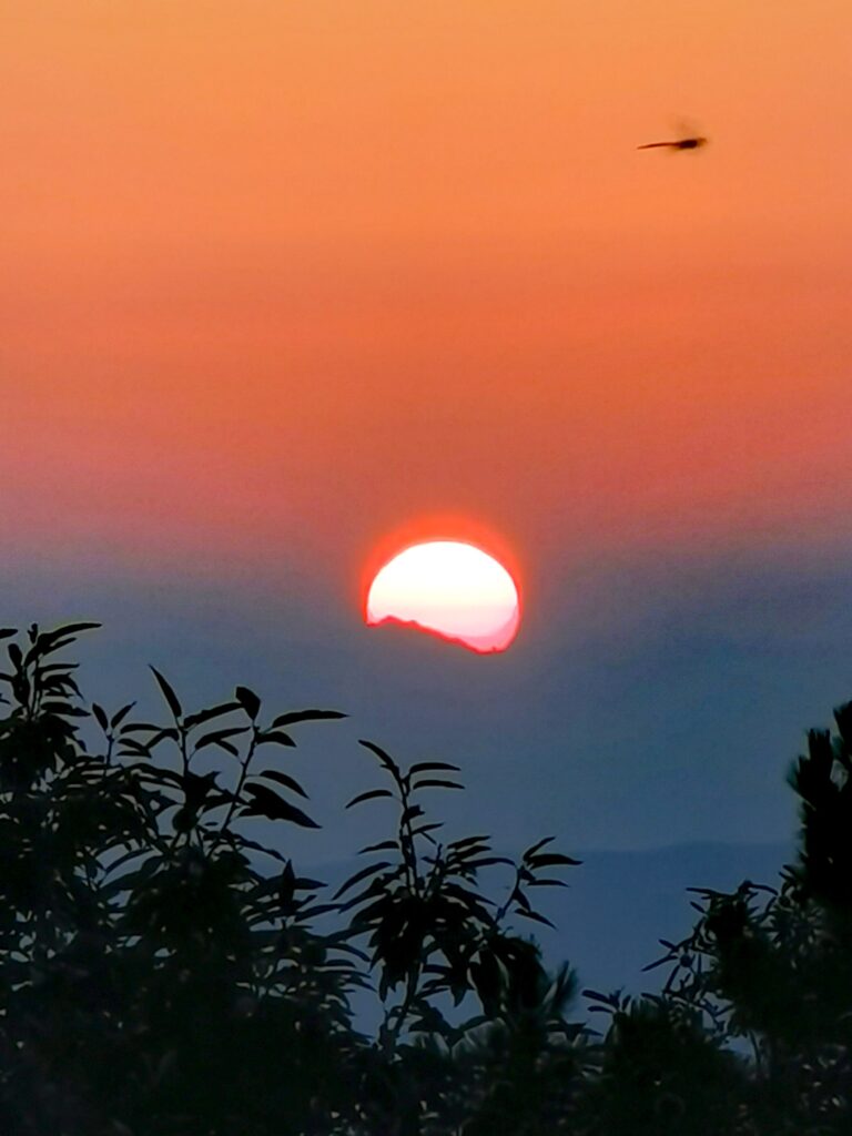 Sonnenaufgang am Hexatrek